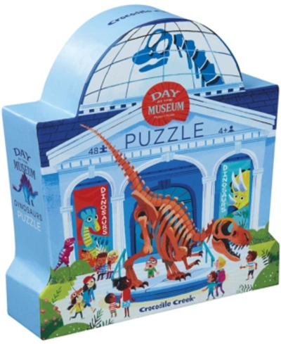 Crocodile Creek Day At The Museum - Dinosaurs Puzzle- 48 Piece In No Color