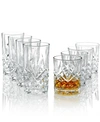 GODINGER DUBLIN DOUBLE OLD-FASHIONED AND HIGHBALL GLASSES, SET OF 8
