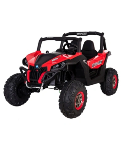 Blazin' Wheels Red Wild Cross Utv 12 Volt Two Seater With Eva Wheels