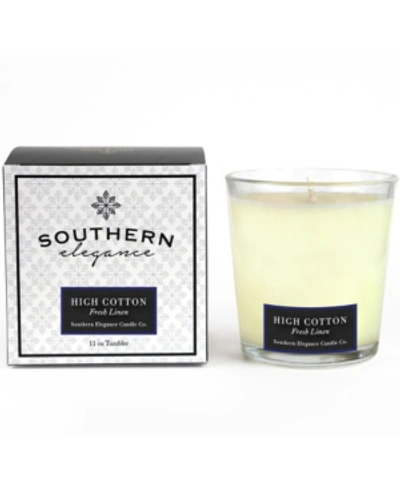 Southern Elegance Candle Company High Cotton Fresh Linen Tumbler, 11 oz