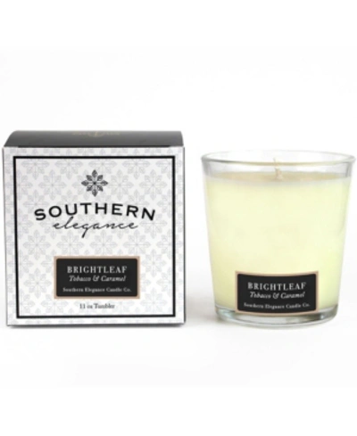 Southern Elegance Candle Company Brighleaf Tobacco And Caramel Tumbler, 11 oz