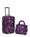 ROCKLAND 2-PC. PATTERN SOFTSIDE LUGGAGE SET