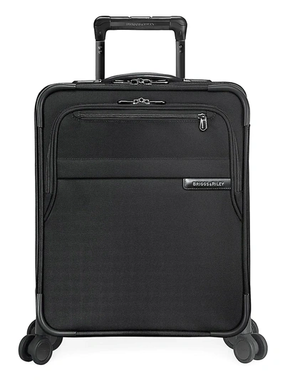 Briggs & Riley Baseline International Expandable Wide-body Spinner Carry-on In Black