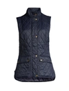 Barbour Otterburn Quilted Nylon Vest In Navy