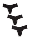 COSABELLA WOMEN'S LOW-RISE LACE THONG/PACK OF 3,403303471704