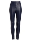 Commando Women's Perfect Faux-leather Leggings In Navy