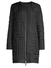 LAFAYETTE 148 WOMEN'S ABDULLA GEOMETRIC QUILTED MID-LENGTH COAT,0400011181411