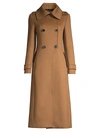 Mackage Women's Elodie Double-breasted Wool Coat In Camel