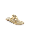 TORY BURCH WOMEN'S MILLER PATENT LEATHER THONG SANDALS,0437821368062