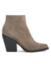 CHLOÉ RYLEE SUEDE ANKLE BOOTS,0400011643465