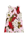 DOLCE & GABBANA LITTLE GIRL'S & GIRL'S BLOOMING PRINT SHIFT DRESS,0400011926091