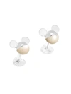 CUFFLINKS, INC DISNEY 3D SILVER MOTHER OF PEARL MICKEY MOUSE CUFFLINKS,400012138332
