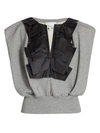 3.1 PHILLIP LIM / フィリップ リム FRENCH TERRY RUFFLE TOP,400013288526