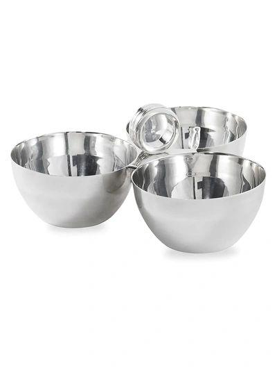 Ralph Lauren Montgomery Three Nut Bowls In Silver