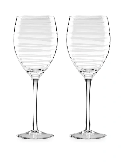 Kate Spade New York Charlotte Street 2pc Wine Glass Set