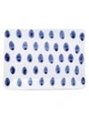 Vietri Viva Santorini Ceramic Dot Small Rectangular Platter In Blue