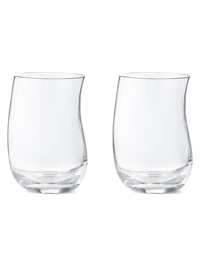 Georg Jensen Two-pack Transparent Cobra Tall Tumblers In Clear