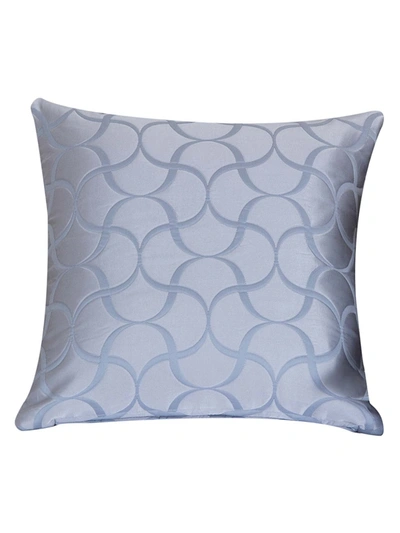 Frette Lux Tile Decorative Cushion In Light Azure