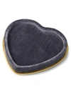 AERIN VALENTINA VELVET HEART TRAY,400012663932