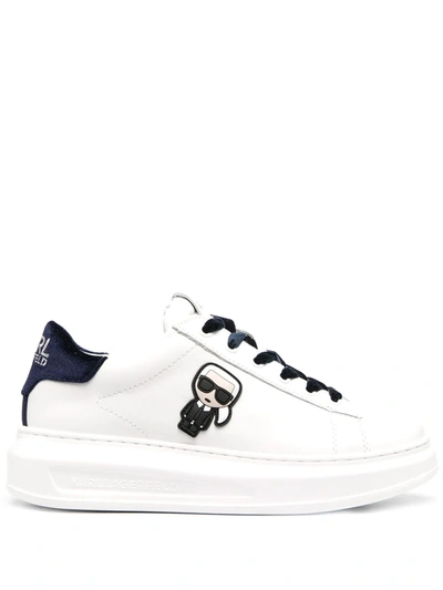 Karl Lagerfeld Karl Patch Low-top Sneakers In White