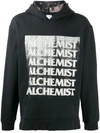 ALCHEMIST VINTAGE-EFFECT LOGO HOODIE