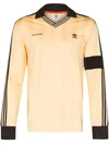 Adidas Originals Adidas X Wales Bonner Long Sleeve Football Jersey In Yellow