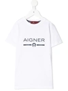 AIGNER LOGO-PRINT SHORT-SLEEVE T-SHIRT