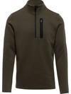 Aztech Mountain Zip-up Knitted Outdoors Jumper In Green