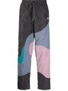 DAILY PAPER ABSTRACT-PRINT TRACK PANTS