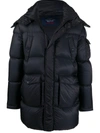 PAUL & SHARK QUILTED HOODED COAT