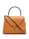 Valextra Small Iside Tote Bag In Brown