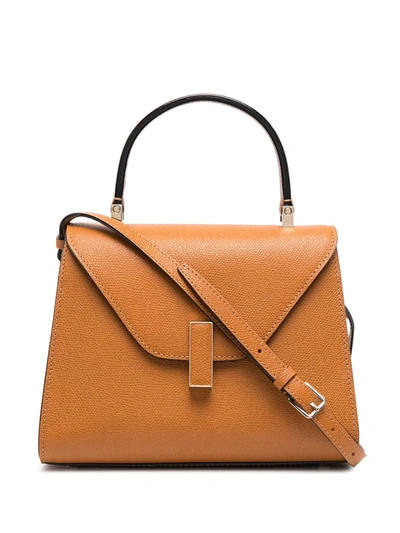 Valextra Small Iside Tote Bag In Brown