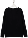 PAOLO PECORA TEEN LOGO PATCH JUMPER