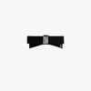 GUCCI BLACK LEATHER BOW HAIR CLIP,640793I567715817531