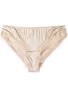 DOLCE & GABBANA LACE-EMBELLISHED MID-RISE BRIEFS