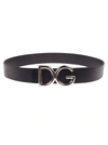 DOLCE & GABBANA LOGO BUCKLE BELT,11499330