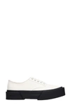 OAMC INFLATE SNEAKERS IN WHITE LEATHER,11610749