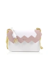 BLUMARINE colour BLOCK ZIG-ZAG SHOULDER BAG,BLMBORDAAC2ST0468862/05