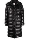 MONCLER HOODED PADDED MIDI COAT