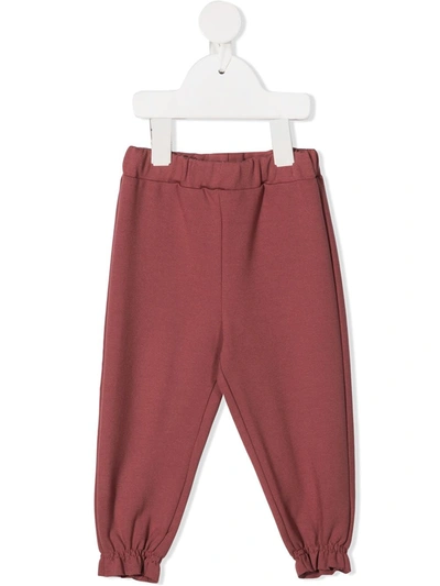 La Stupenderia Babies' Straight-leg Tracksuit Bottoms In Pink