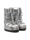 MOON BOOT SILVER-TONE MOON BOOTS