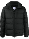 Aspesi Short Padded Jacket In Black