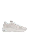 Miu Miu Jeweled-heel Trainer Sneakers In Light Pink