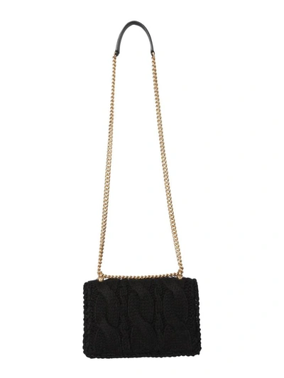 Dolce & Gabbana Medium Devotion Bag In Black
