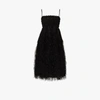 GANNI FEATHERED COCKTAIL DRESS,F5689FEATHERY15878682