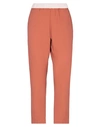 LIVIANA CONTI LIVIANA CONTI WOMAN PANTS RUST SIZE 6 VISCOSE, ELASTANE, ACETATE, SILK,13398653SM 2