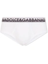 DOLCE & GABBANA BRANDO LOGO-WAISTBAND BRIEFS