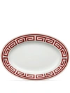 Richard Ginori Labirinto Oval Serving Platter (40cm) In Red