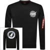 Alpha Industries Space Shuttle Sweatshirt In Black
