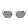 ETUDES STUDIO GOLD ROUND CANDIDATE SUNGLASSES